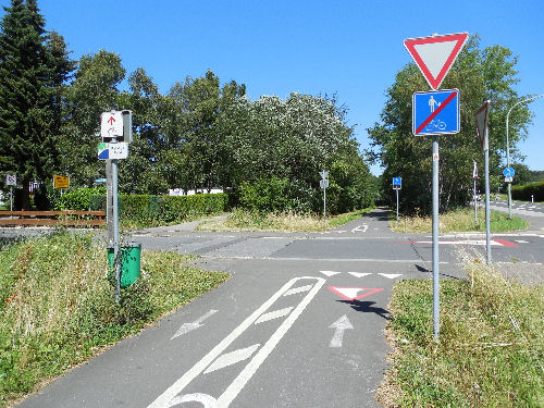 Deutschland - Belgien - Deutschland auf einem Foto