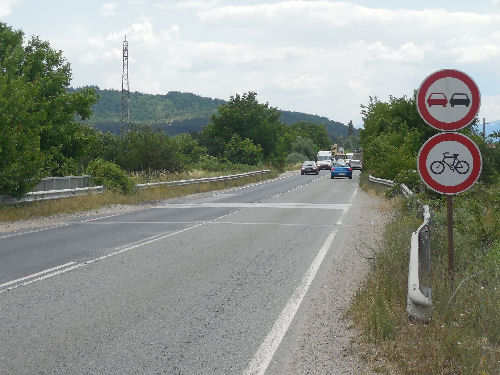 Straße nach Rila