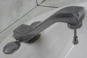 Wasserhahn mit Nippel