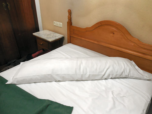 Kopfkissen in Spanien