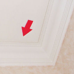 Mekka-Pfeil im Hotel