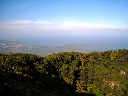 Blick auf Granada und die Isletas vom Mombacho