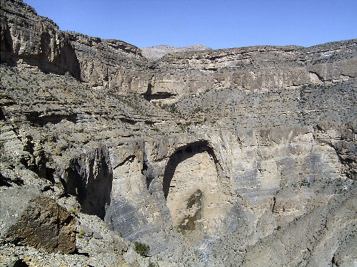 Fuß-Wanderung am Jebel Shams