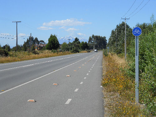 Radweg am Vukan Osorno