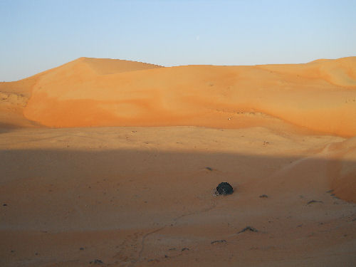 Campen in der Wüste
